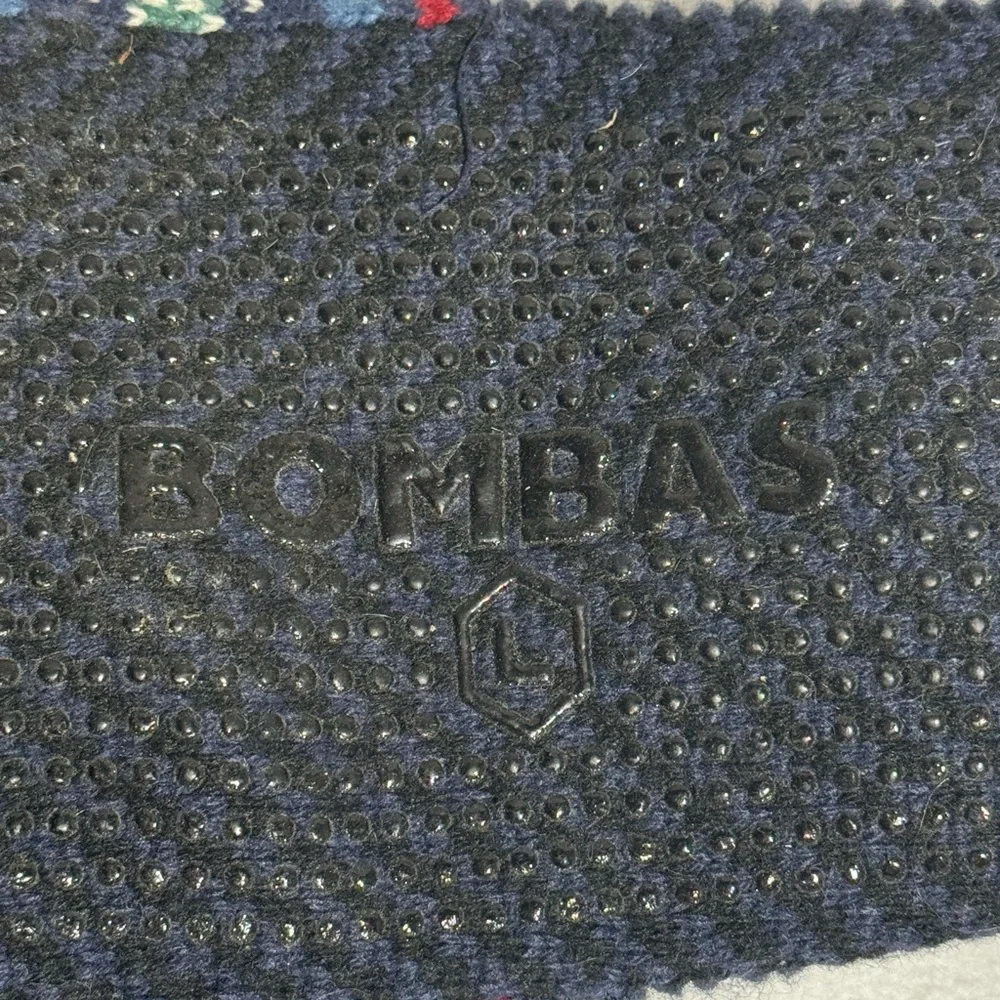 Bombas Fair Isle Gripper Slipper Size Mens Large 10-12.5 - Picture 11 of 11